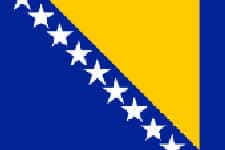 Bosnian flag and language