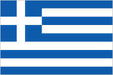 Greek flag and language