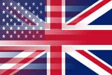 Engleski jezik i zastava - SAD i Velika britanija - Svi jezici