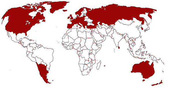 World map - Halifax Translation references - specialized translation around the globe