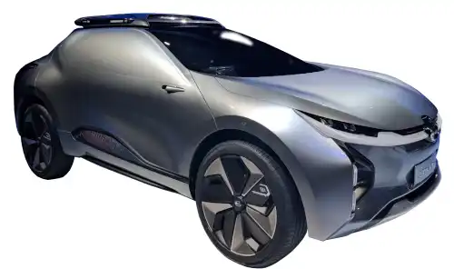 A futuristic Chinese car