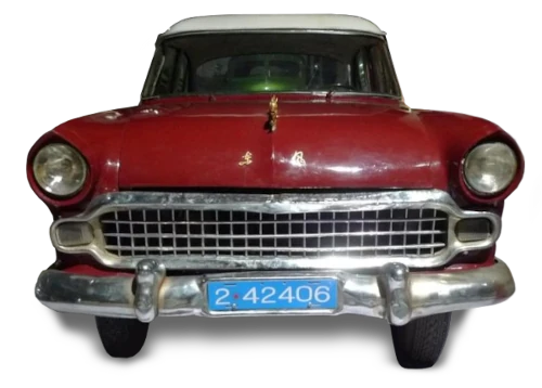 A Dongfeng car from the 1960s - Chinese translation